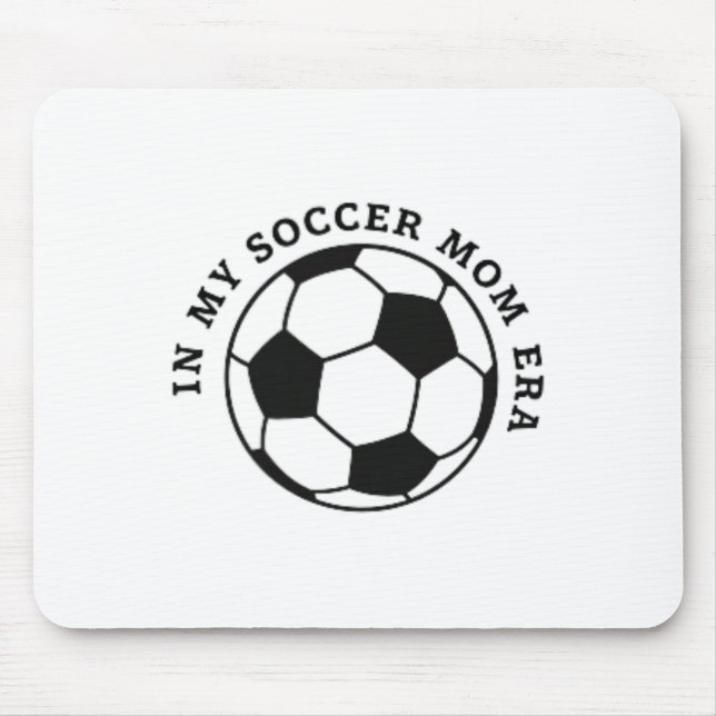 Mousepad Mãe de Futebol de Base, Mãe da Equipe Dias de Jogo (Frente)