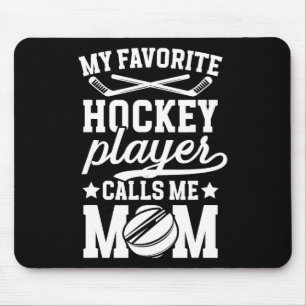 Mousepad Mãe de Hockey Orgulhosa Mãe de Jogador de Hóquei n