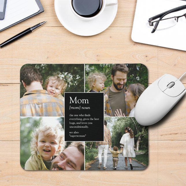 Mousepad Mãe Definição Foto Engraçada E Sensível Da Família (Criador carregado)