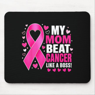 Mousepad Mãe Derrotou o Câncer de Mama Como Uma Lutadora Ch