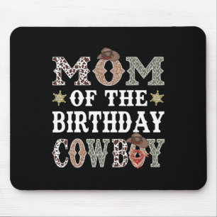 Mousepad Mãe Do Aniversário Cowboy Rodeo Mãe