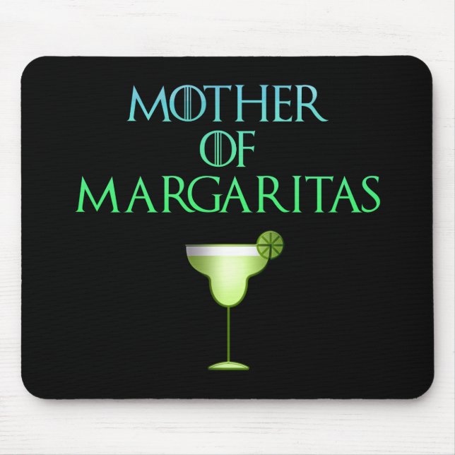 Mousepad Mãe do cocktail engraçado do Tequila dos (Frente)
