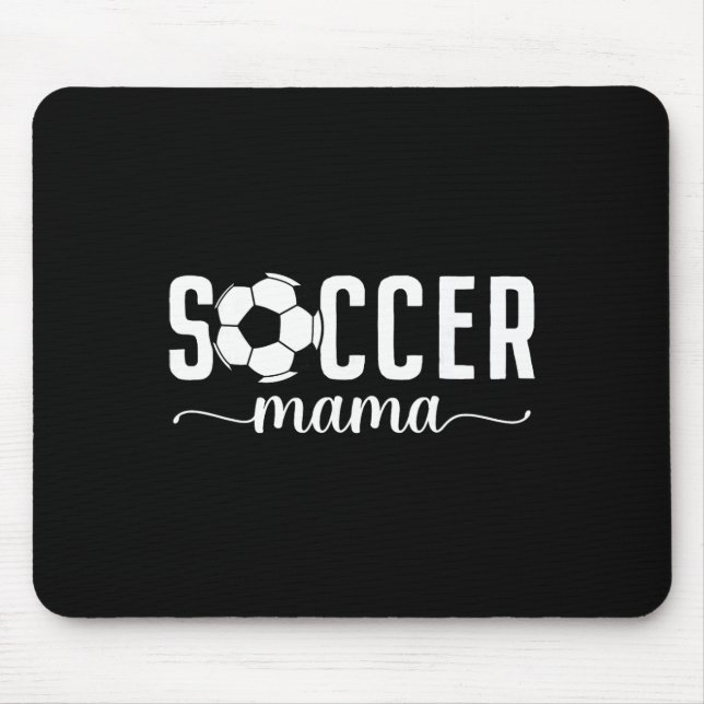 Mousepad Mãe do Futebol Mãe Mulher Jogadora de Futebol Mamã (Frente)