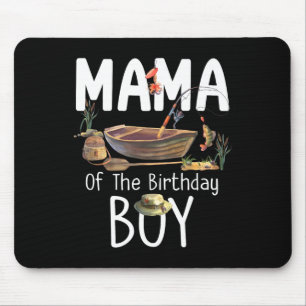 Mousepad Mãe Do Garoto De Aniversário A Pescar Família De A