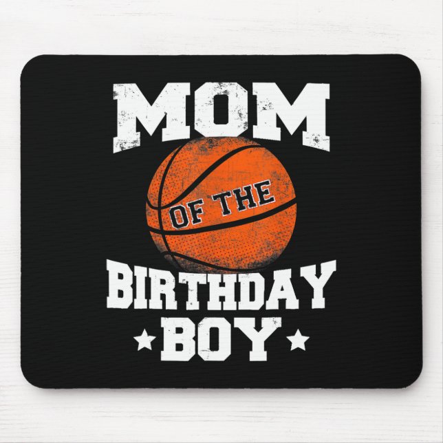 Mousepad Mãe Do Garoto De Aniversário Bysketbyll Mãe Divers (Frente)