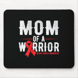 Mousepad Mãe do guerreiro Sensibilização para o Cancer Sang