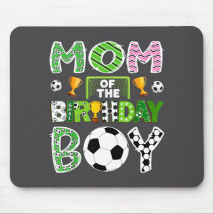 Mousepad Mãe Do Jogador De Futebol Do Menino Do Aniversário