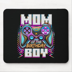 Mousepad Mãe Do Menino Do Aniversário Jogo De Vídeo Corresp
