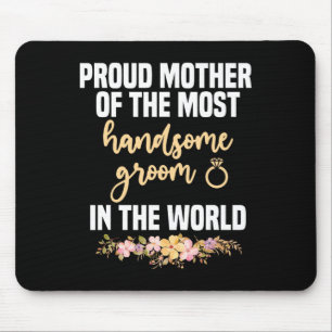 Mousepad Mãe do Noivo Mais Belo Dia das Mães Casamento