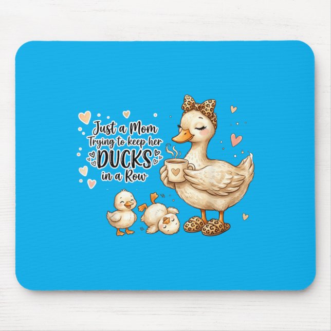 Mousepad Mãe Engraçada Uma Mãe Tentando Manter Seu Humor de (Frente)