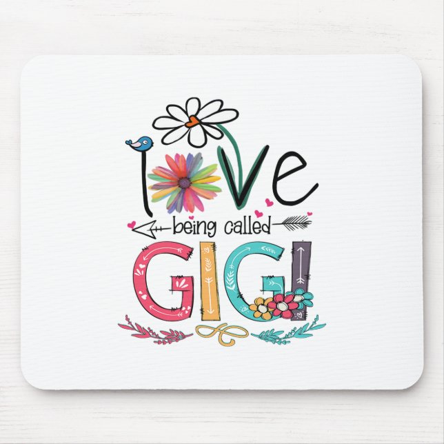 Mousepad Mãe Eu Adoro Ser Chamada De Gigi Sunflower Anivers (Frente)
