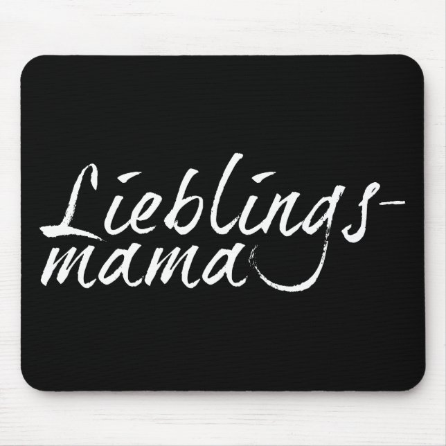 Mousepad Mãe Favorita - branco 00001 (Frente)