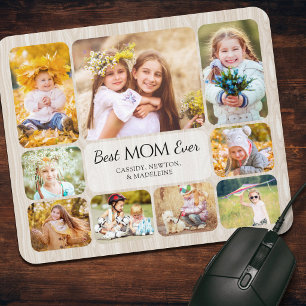 Mousepad Mãe Filhos Família 9 Fotos