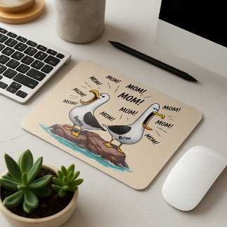 Mousepad Mãe Gaivota Engraçado Personalizado