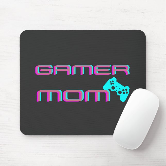 Mousepad Mãe Gamer Neon Retro (Com mouse)