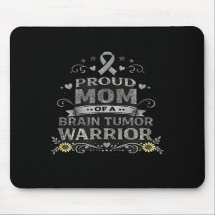 Mousepad mãe guerreira de conscientização sobre tumor cereb