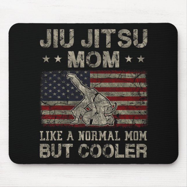 Mousepad Mãe Jitsu Como Uma Mãe Normal Mas Mãe Mais Legal (Frente)