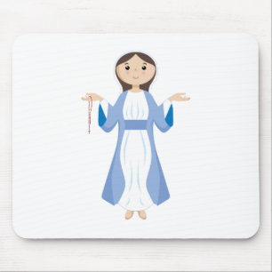 Mousepad Mãe Mary com Rosary