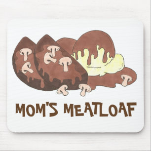 Mousepad Mãe Meatloaf Batatas Comidas