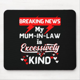 Mousepad Mãe Na Lei Xmas Aniversário Filho Filha Da Mãe Na