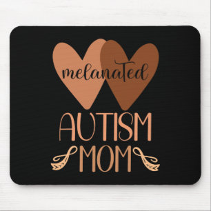 Mousepad Mãe Negra Autista De Filho Autista Crianças Melani