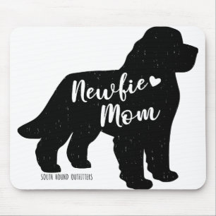 Mousepad Mãe Nova, Silhueta de Cachorro da Terra Nova