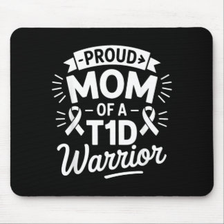 Mousepad Mãe Orgulhosa De Um Guerreiro T1d Conscientização