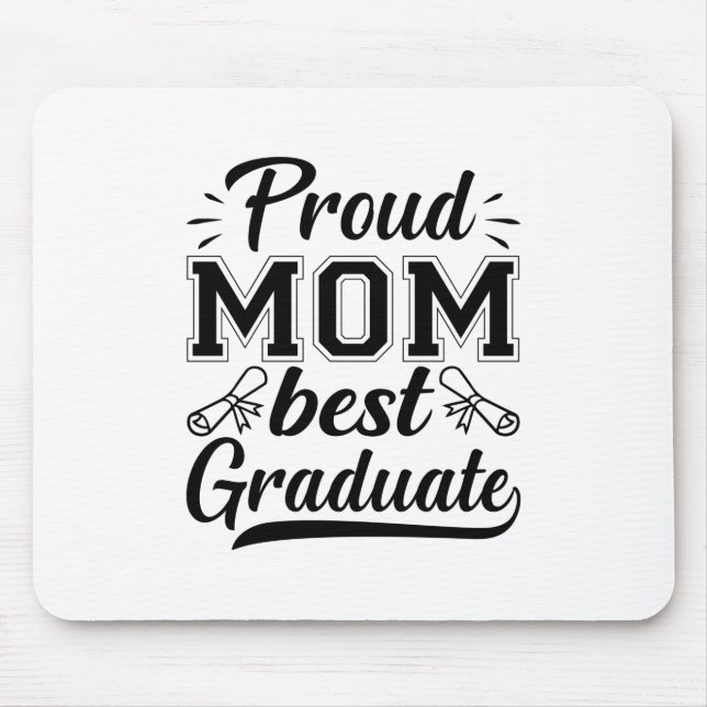Mousepad Mãe Orgulhosa Dona do Melhor Formando da Mãe (Frente)