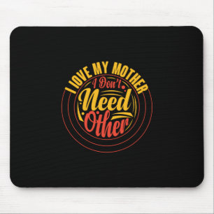 Mousepad Mãe Presente Eu Amo Minha Mãe