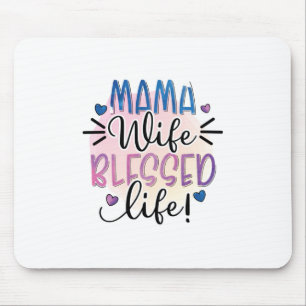 Mousepad Mãe Presente Mãe Esposa Abençoada