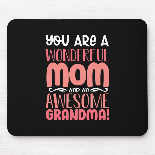 Mousepad Mãe presente | Orgulhosa Mãe Aniversário (Frente)