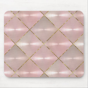 Mousepad Mãe Rosa de Pérola com Dourado