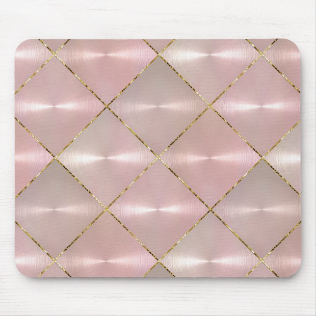 Mousepad Mãe Rosa de Pérola com Dourado (Frente)