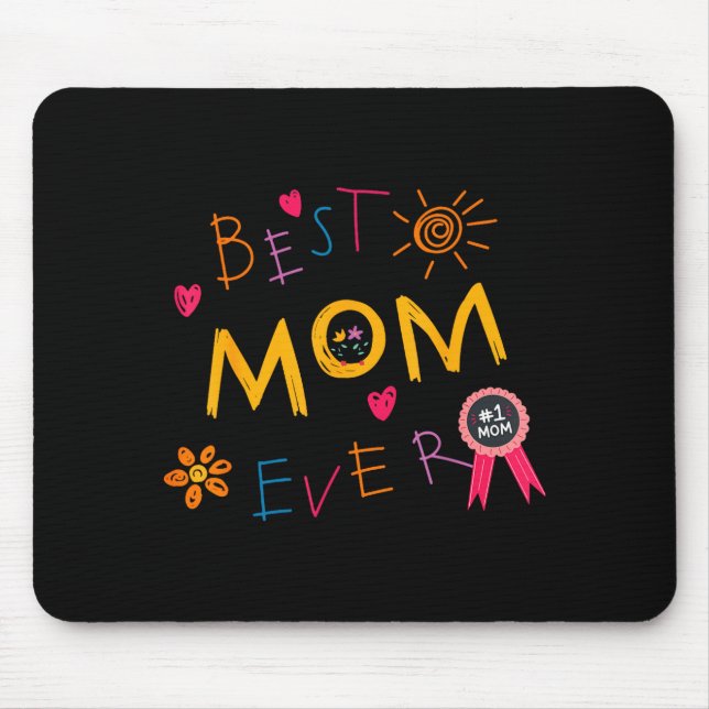 Mousepad Mãe sempre feliz dia das mães mamãe mãe mulheres (Frente)