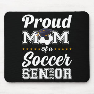 Mousepad Mãe Sênior Turma de 2026 Mãe de Futebol Formatura