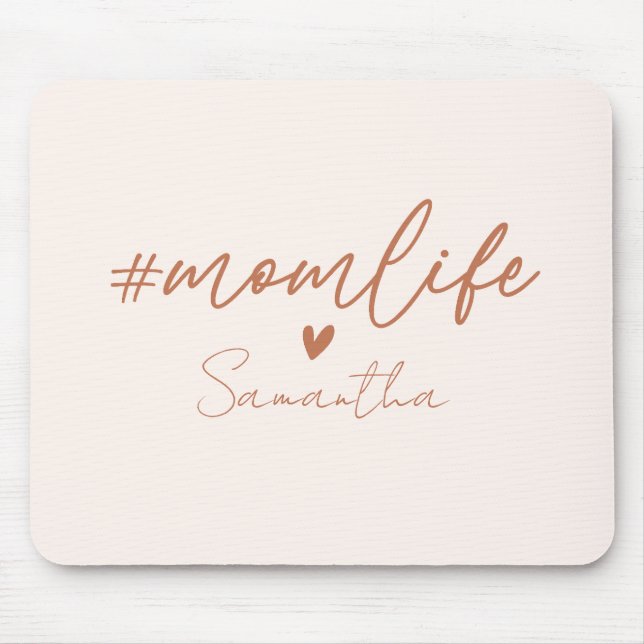 Mousepad Mãe Vida - Design de Charme Russo (Frente)