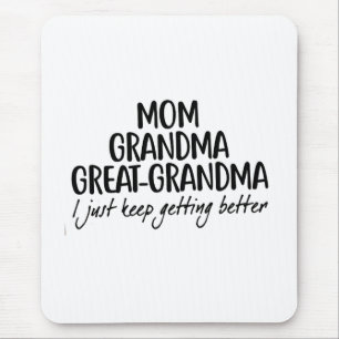Mousepad Mãe vovó Excelente-vovó Dia de as mães