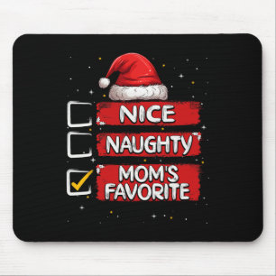 Mousepad Mães Maravilhas, Papais noeis de Lista de Natal Fa