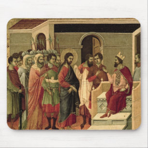 Mousepad Maesta: Jesus antes de Herod, 1308-11