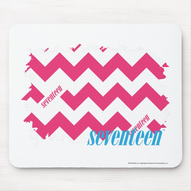 Mousepad Magenta 4 do ziguezague (Frente)