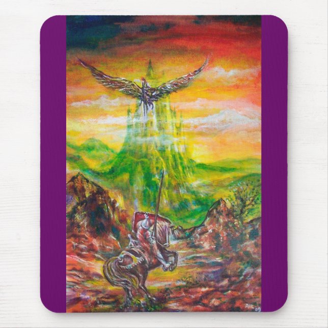 MOUSEPAD MAGIC DUEL ENTRE BRADAMANT E NEGROMANCER (Frente)