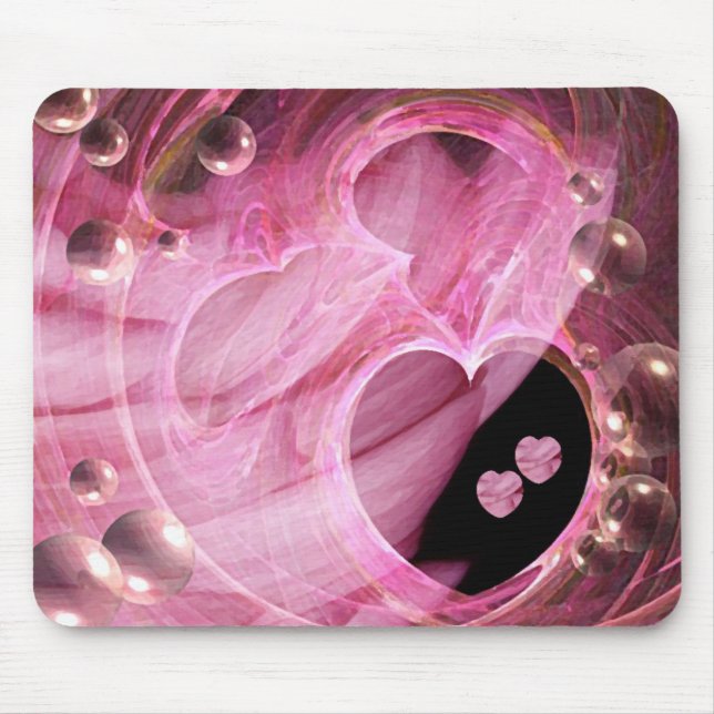 Mousepad Mágica cor-de-rosa (Frente)