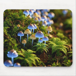 Mousepad Magical Bioluminescent Fungi - Deep Forest