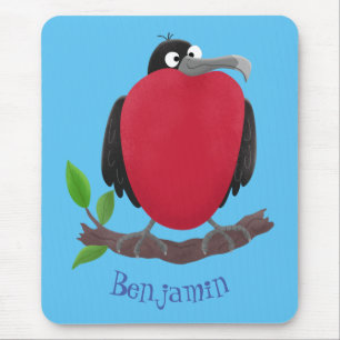 Mousepad Magnífico desenho animado de pássaros