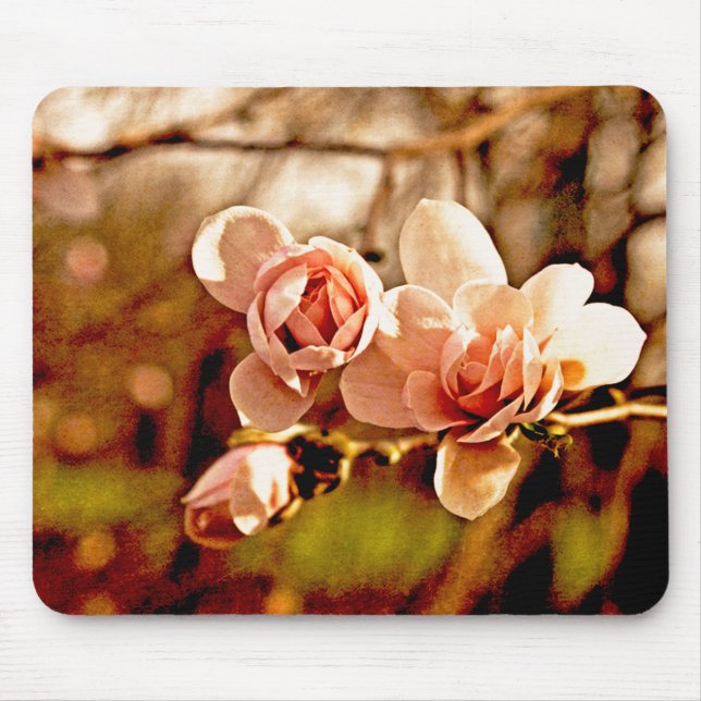 Mousepad Magnolia a Mente a Rosa (Frente)