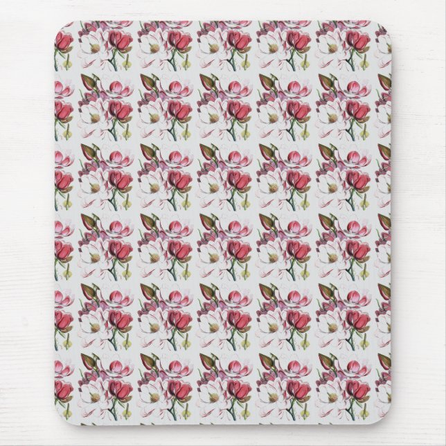 Mousepad Magnolias modernas e simples profissionais minimal (Frente)