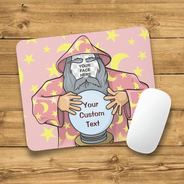 Mousepad Mago com o seu rosto (Criador carregado)