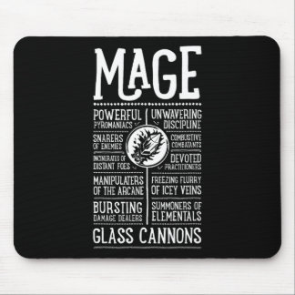 Mousepad Mago Wow Jogador de RPG 