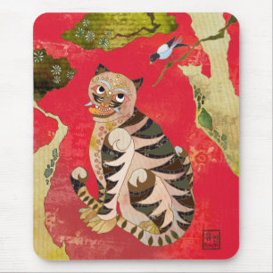 Mousepad Magpie e tigre: Arte popular coreana