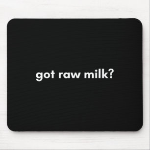Mousepad Maha Mega Tem Leite Bruto Comida Natural Orgânica